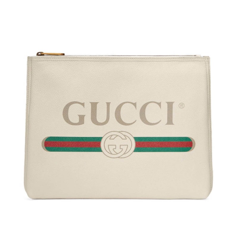 Replica Gucci Print Leather Medium Portfolio 500981