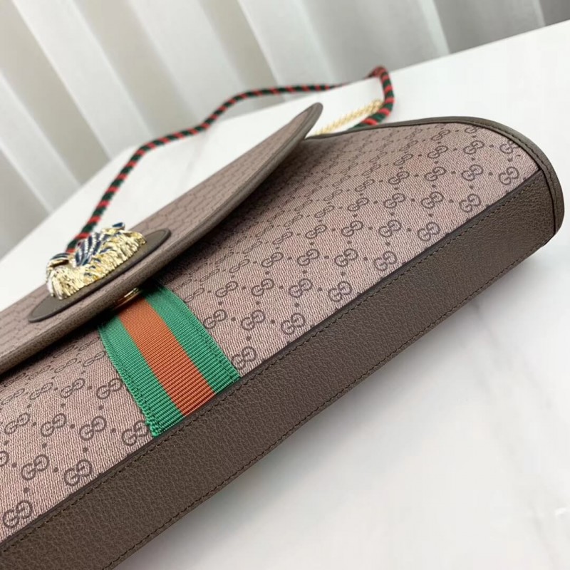 Replica Gucci Rajah Medium Shoulder Bag 564697 Coffee - Image 6