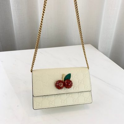 Alternative view of Replica Gucci Signature Mini Bag With Cherries 481291