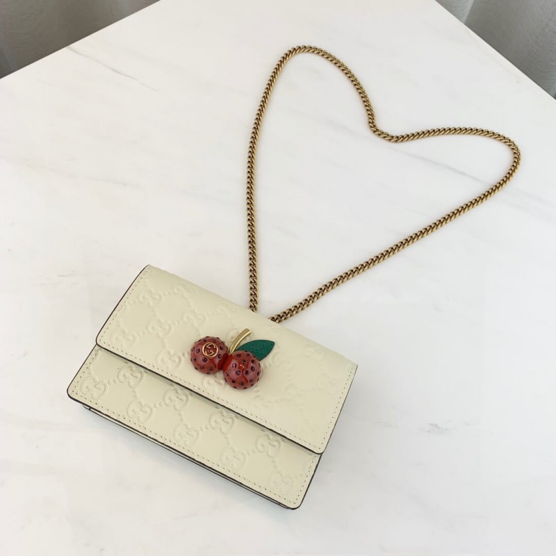 Replica Gucci Signature Mini Bag With Cherries 481291 - Image 8