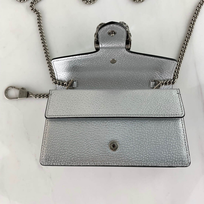 Replica Gucci Silver Dionysus Super Mini Bag 476432 - Image 7