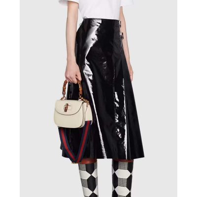 Alternative view of Replica Gucci Small Top Handle Bag With Bamboo 675797