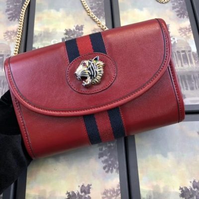 Alternative view of Replica Gucci Smooth Leather Rajah Mini Bag 573797