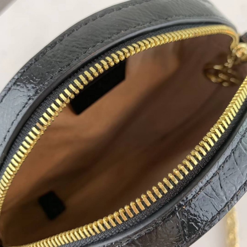Replica Gucci Suede Ophidia Mini Round Shoulder Bag 550618 - Image 10