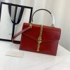 Best Replicas Bags - Gucci Sylvie 1969 Small Top Handle Bag 602781 Best Louis Vuitton LV Replica Bags On Sales