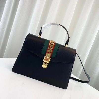 Alternative view of Replica Gucci Sylvie Medium Top Handle Bag 431665