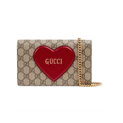 Replica Gucci Valentine'S Day Chain Card Case Wallet 648948