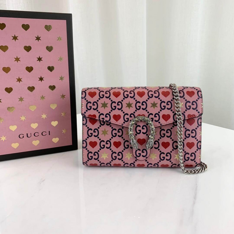 Replica Gucci Valentine'S Day Exclusive Dionysus Super Mini Chain Bag 401231