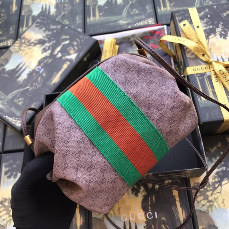 Replica Gucci Web Gg Print Cross Body Bag 564582 - Image 4