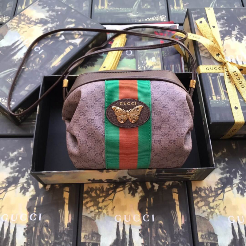 Replica Gucci Web Gg Print Cross Body Bag 564582 - Image 8