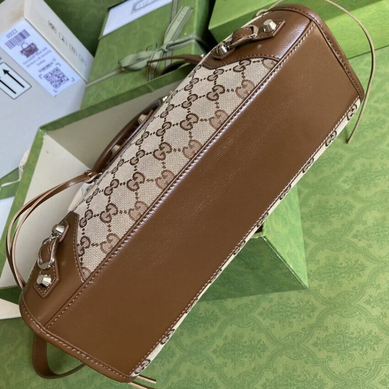 Replica Gucci X Balenciaga Gg Canvas City Bag 30Cm 658598 - Image 3