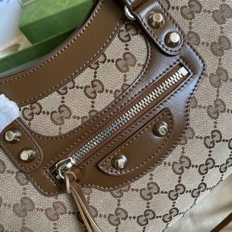 Replica Gucci X Balenciaga Gg Canvas City Bag 30Cm 658598 - Image 4