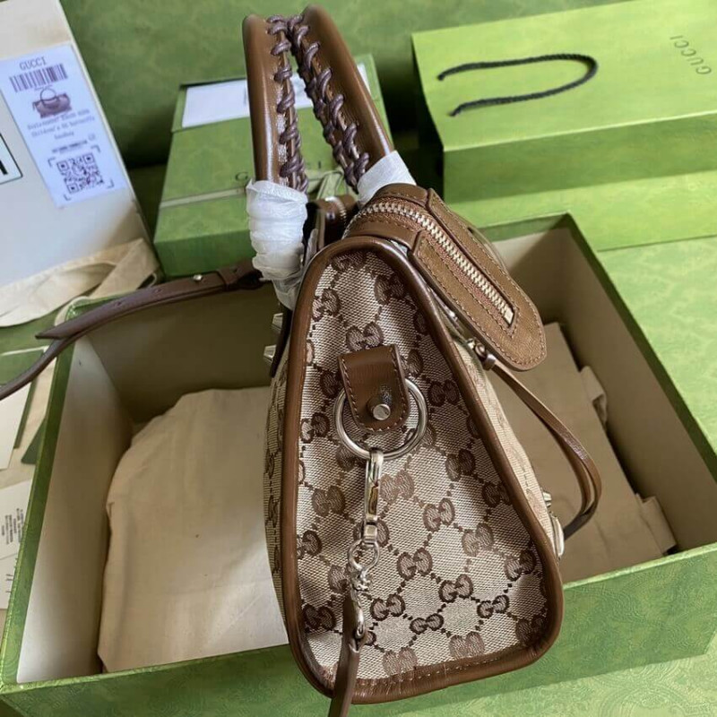 Replica Gucci X Balenciaga Gg Canvas City Bag 30Cm 658598 - Image 5