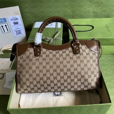 Alternative view of Replica Gucci X Balenciaga Gg Canvas City Bag 38Cm 658597
