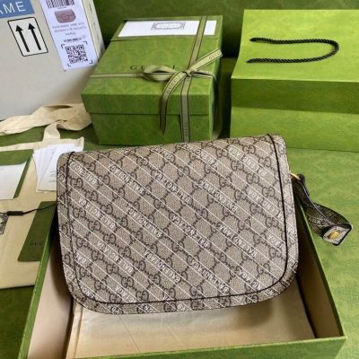 Alternative view of Replica Gucci X Balenciaga Horsebit 1955 Shoulder Bag 602204