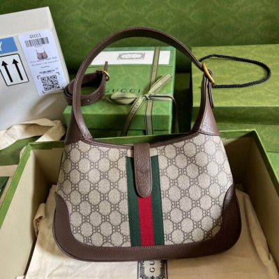 Alternative view of Replica Gucci X Balenciaga Jackie 1961 Small Hobo Bag 680118 Coffee