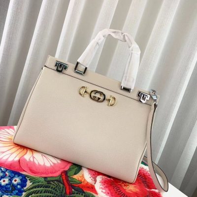 Alternative view of Replica Gucci Zumi Grainy Leather Medium Top Handle Bag 564714