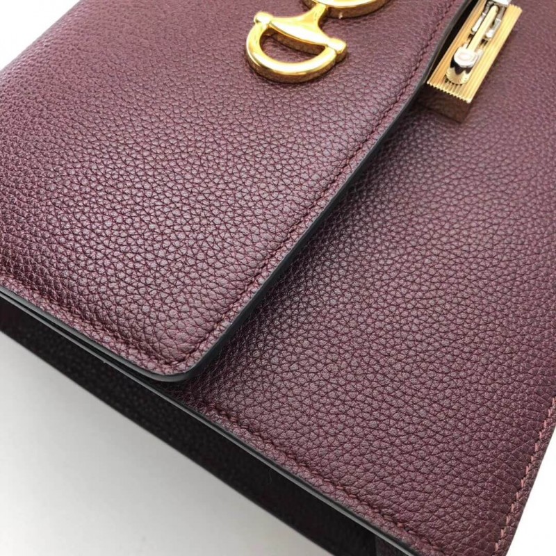 Replica Gucci Zumi Grainy Leather Small Shoulder Bag 576388 - Image 8