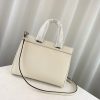 Best Replicas Bags - Gucci Zumi Ostrich Leather Medium Top Handle Bag 569712 White Top Quality Louis Vuitton LV Replica Bags On Sales