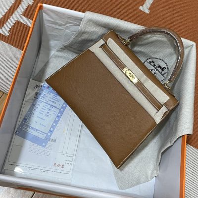 Alternative view of Replica Hermes Kelly Bag 25 Epsom Leather