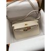 Best Replicas Bags - Hermes Kelly Wallet to Go Woc 499041 Off-White Top Quality Louis Vuitton LV Replica Bags On Sales