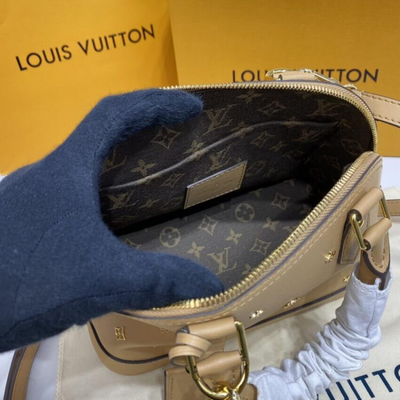 Replica Louis Vuitton Alma Bb Monogram Metal In Beige M58638 - Image 17