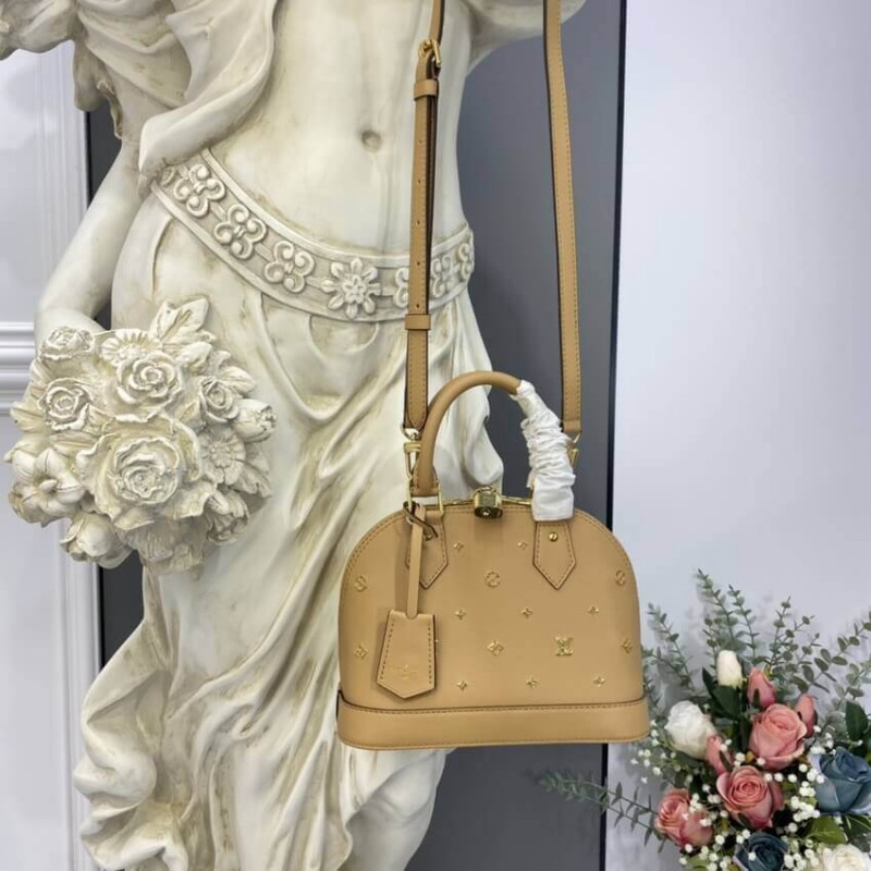 Replica Louis Vuitton Alma Bb Monogram Metal In Beige M58638 - Image 3