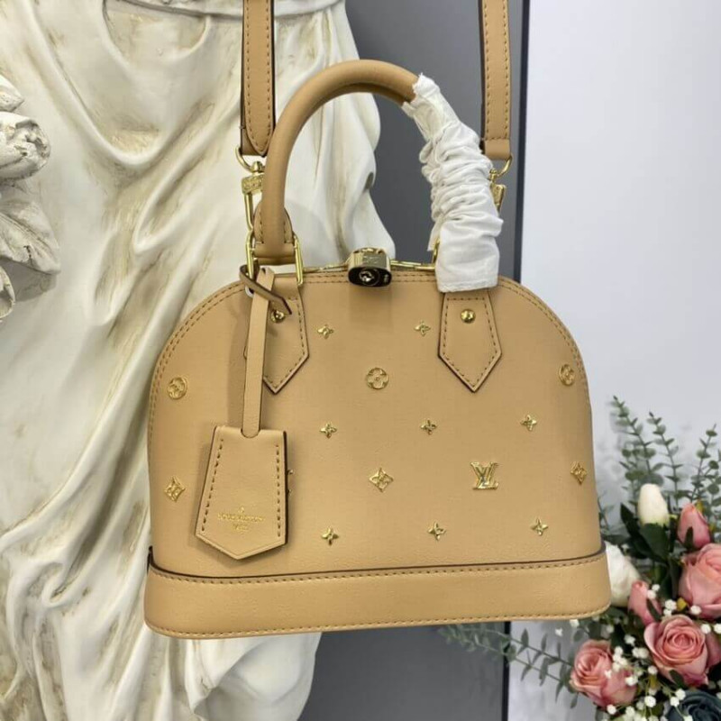 Replica Louis Vuitton Alma Bb Monogram Metal In Beige M58638 - Image 4
