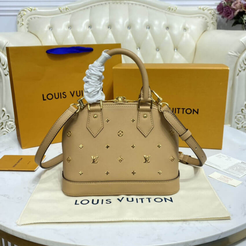 Replica Louis Vuitton Alma Bb Monogram Metal In Beige M58638 - Image 7