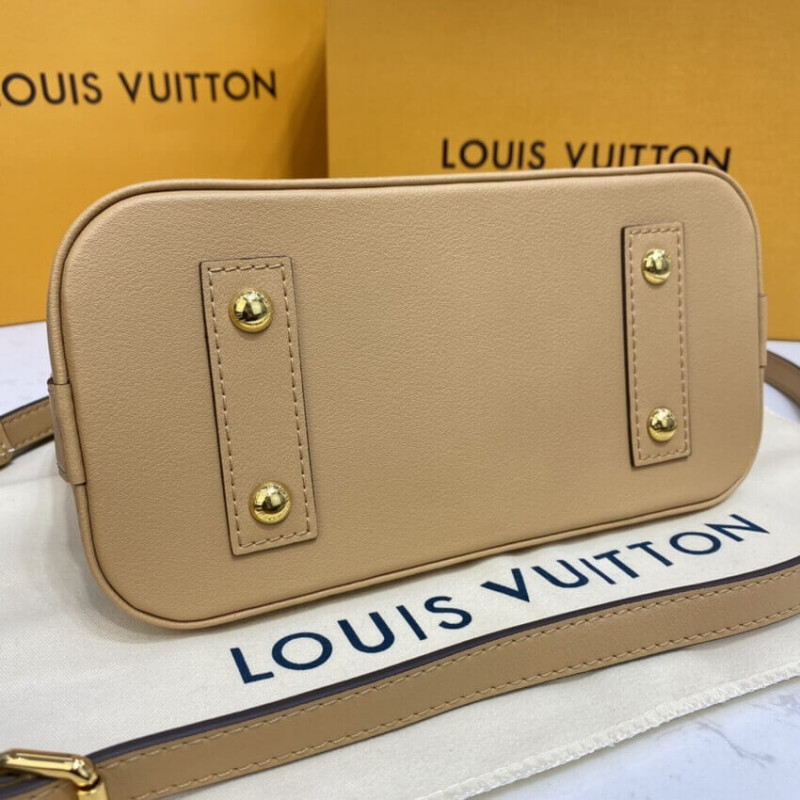 Replica Louis Vuitton Alma Bb Monogram Metal In Beige M58638 - Image 8