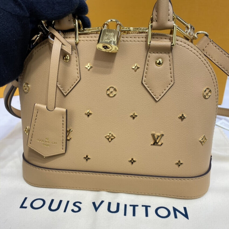 Replica Louis Vuitton Alma Bb Monogram Metal In Beige M58638 - Image 10