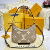 Best Replicas Bags - Louis Vuitton Bicolor Monogram Empreinte Leather Bagatelle M46112 Grey/Beige Best Louis Vuitton LV Replica Bags On Sales
