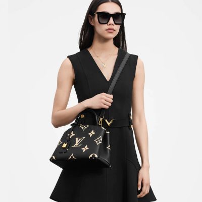 Alternative view of Replica Louis Vuitton Bicolor Monogram Empreinte Leather Petit Palais M58913