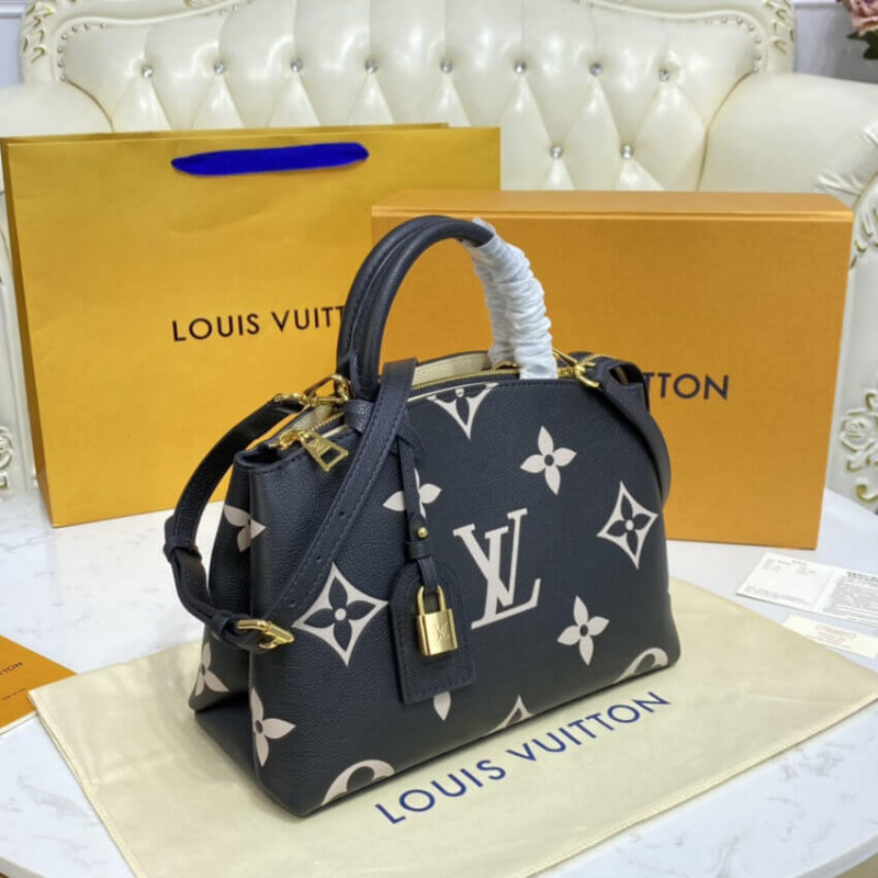 Replica Louis Vuitton Bicolor Monogram Empreinte Leather Petit Palais M58913 - Image 6
