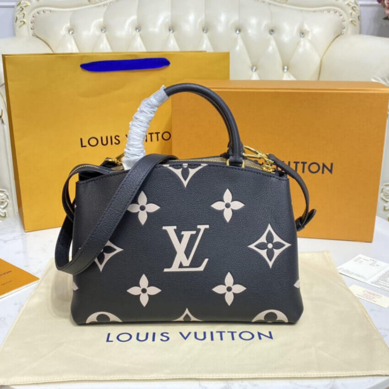 Replica Louis Vuitton Bicolor Monogram Empreinte Leather Petit Palais M58913 - Image 7
