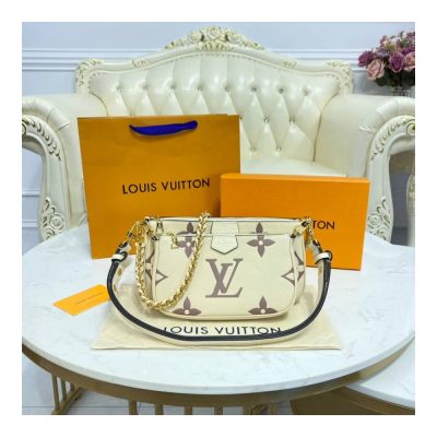 Alternative view of Replica Louis Vuitton Bicolor Multi Pochette Accessoires Beige