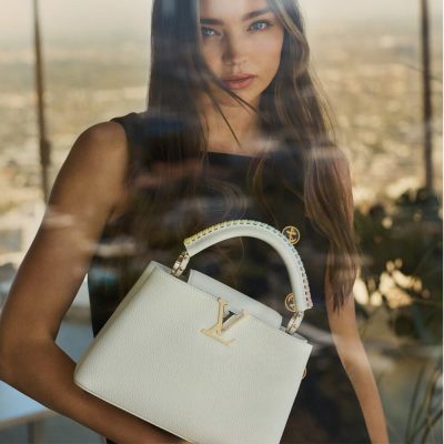 Alternative view of Replica Louis Vuitton Capucines Bb Bag M57941 White