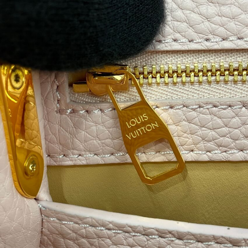 Replica Louis Vuitton Capucines Bb M59061 Rose/Beige - Image 15