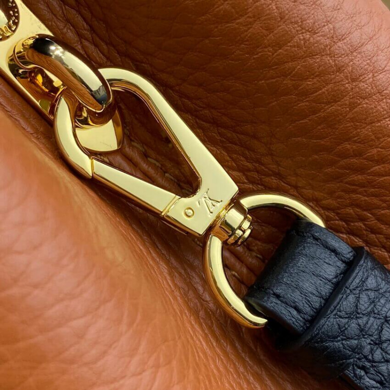 Replica Louis Vuitton Capucines Bb M59266 Gold/Noir - Image 12