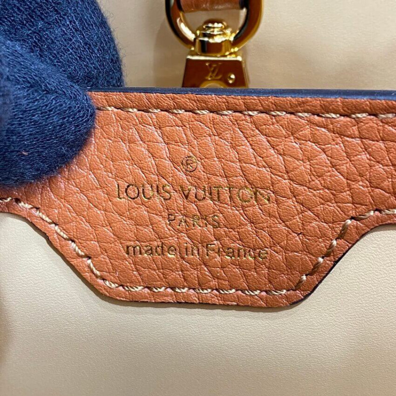 Replica Louis Vuitton Capucines Bb M59266 Gold/Noir - Image 15