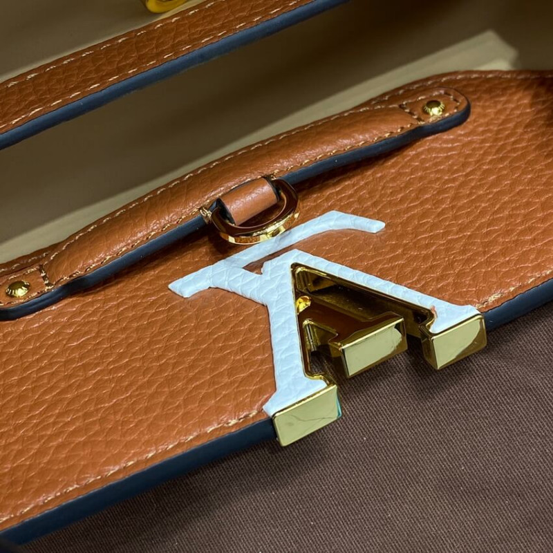 Replica Louis Vuitton Capucines Bb M59266 Gold/Noir - Image 17