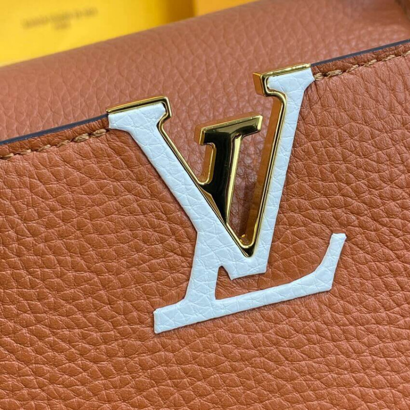 Replica Louis Vuitton Capucines Bb M59266 Gold/Noir - Image 9