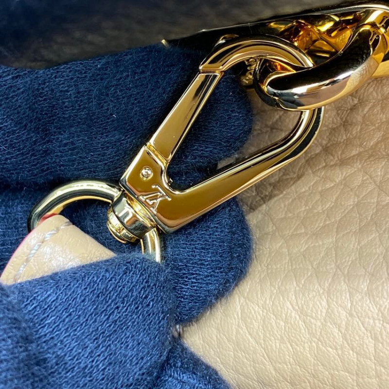 Replica Louis Vuitton Capucines Mm M58608 Black/Arizona Beige - Image 12