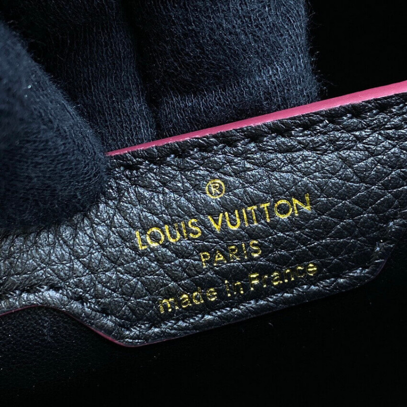Replica Louis Vuitton Capucines Mm M58608 Black/Arizona Beige - Image 15