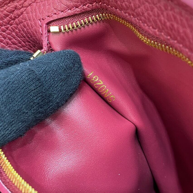 Replica Louis Vuitton Capucines Mm M58610 Eggshell/Lie De Vin Red - Image 14