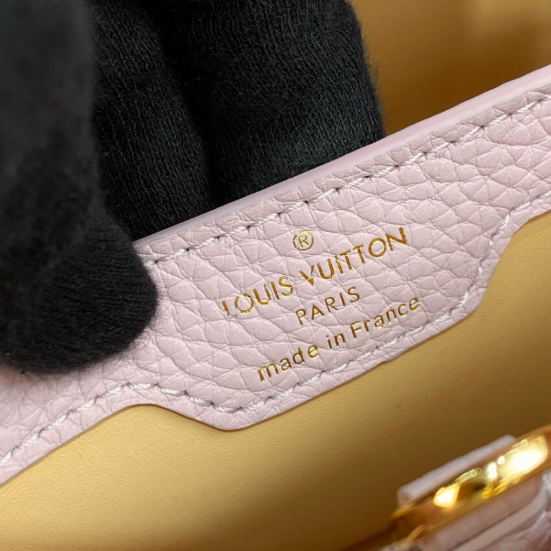 Replica Louis Vuitton Capucines Mm M59020 Rose/Beige - Image 13