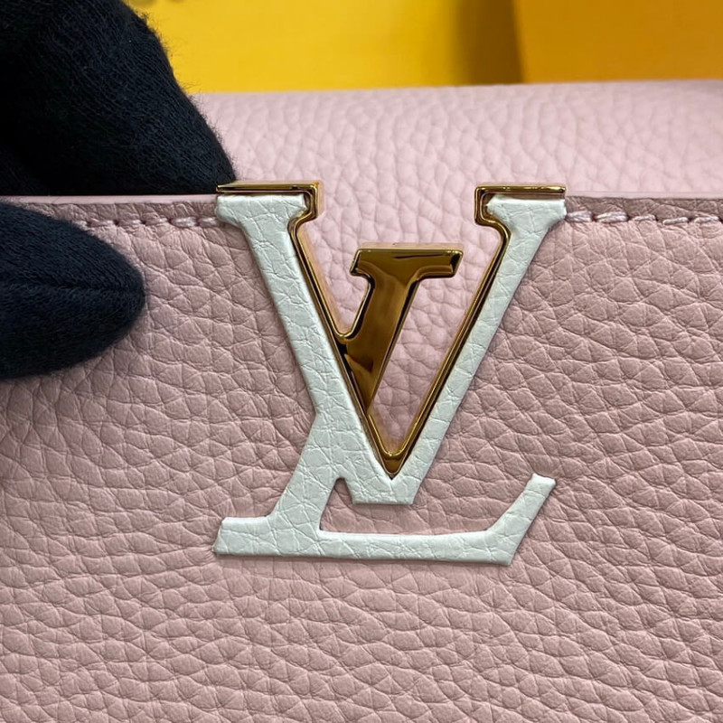 Replica Louis Vuitton Capucines Mm M59020 Rose/Beige - Image 7