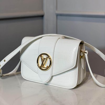 Replica Louis Vuitton Crocodile Embossed Lv Pont 9 M55950