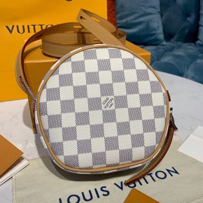 Alternative view of Replica Louis Vuitton Damier Azur Boite Chapeau Souple Pm N40333