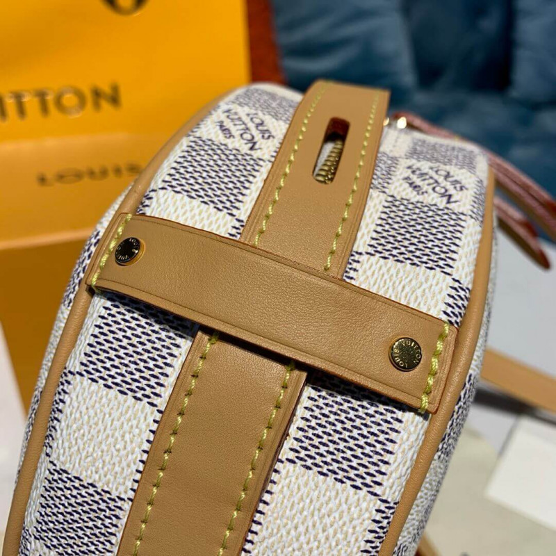 Replica Louis Vuitton Damier Azur Boite Chapeau Souple Pm N40333 - Image 12